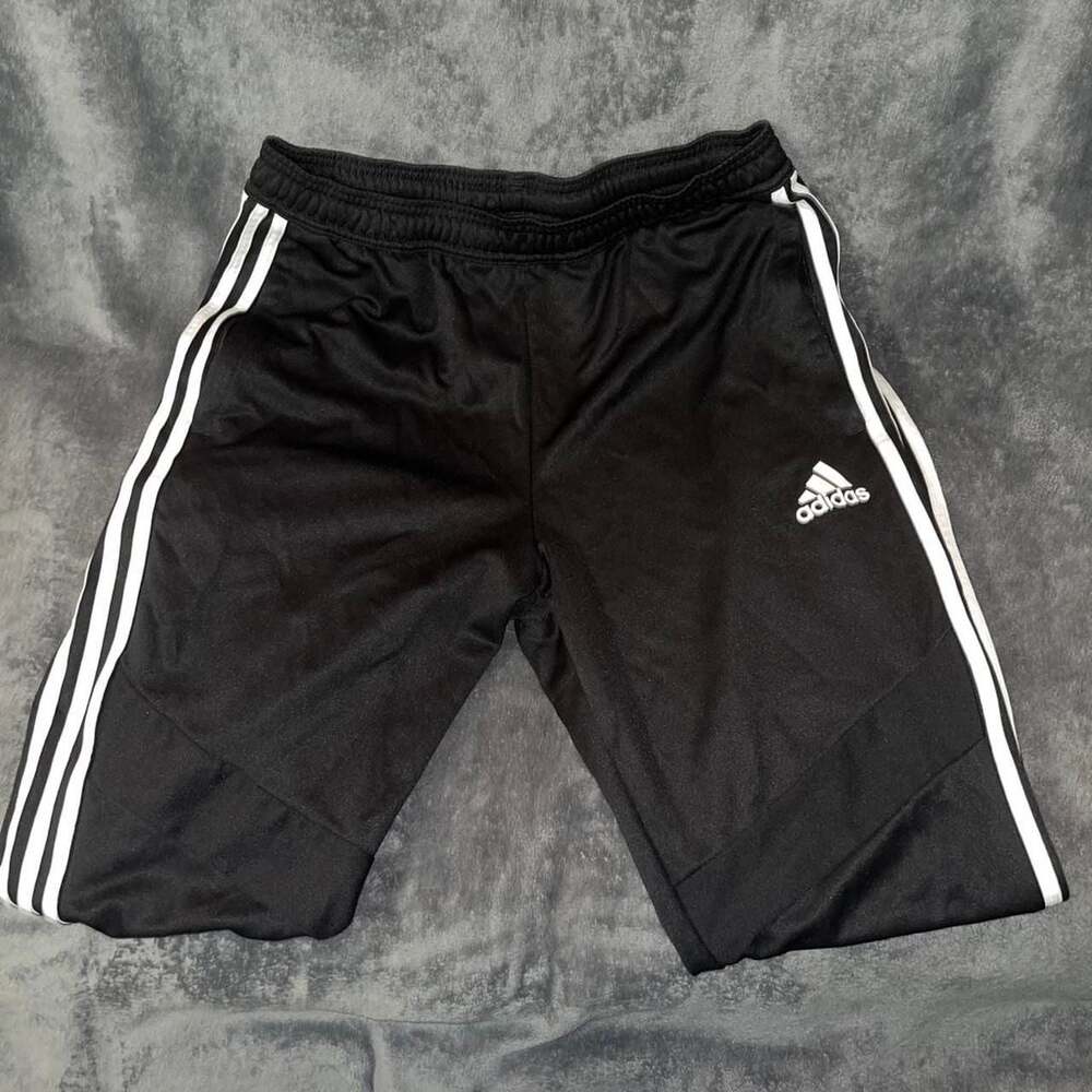 Adidas Climacool Athletic Joggers Black White Stripes